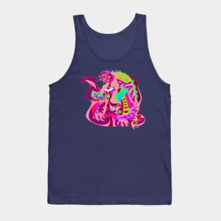 pink gamera kaiju turtle tortoise ecopop Tank Top